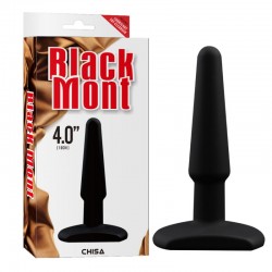 Silicome Butt Plug 4 Black Anal Plug