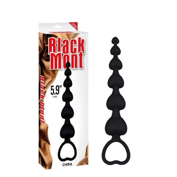 Anal Beads On A Bundle With A Ring Black Mont Elite Lovers Beads. Артикул: IXI59349
