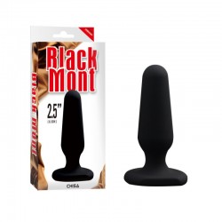 Silicone Plug Small Black Butt Plug