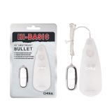 Multi-speed vibrating bullet with remote control Be Mine Bullet Vibrator White