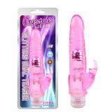 Pink Multispeed Vibrator Glitters Dual Teaser