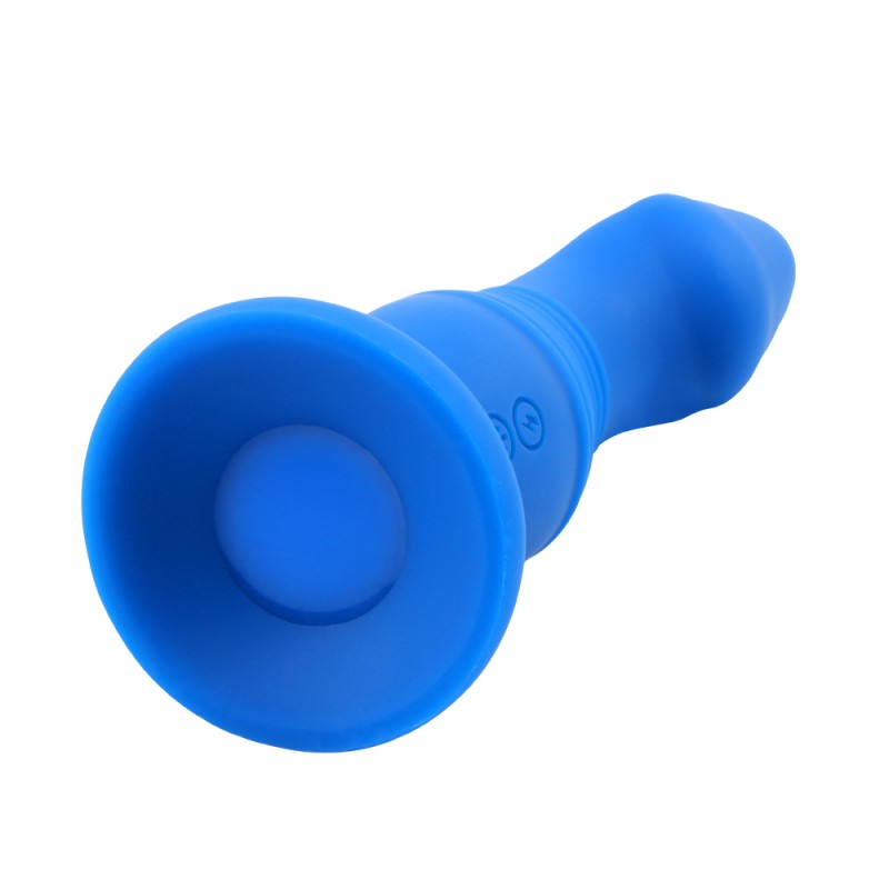 Синий вибратор на присоске Didi Thruster Burst Vibrator. Артикул: IXI59524