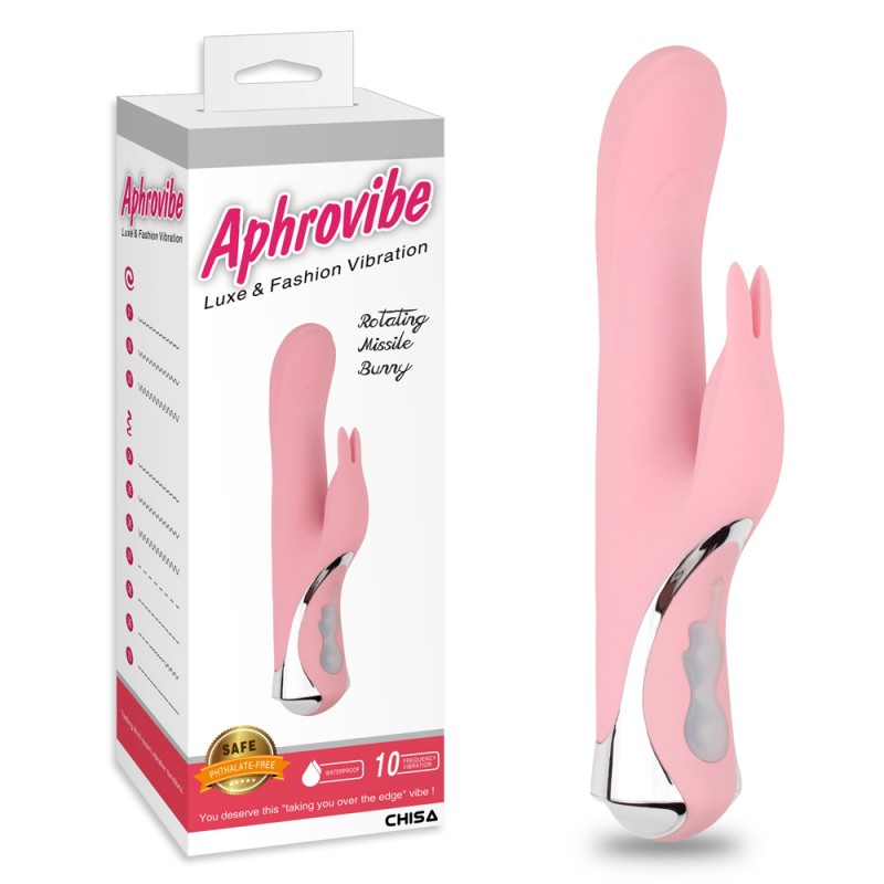 Водонепроницаемый вибратор Aphrovibe Rotating Missile Bunny. Артикул: IXI59529