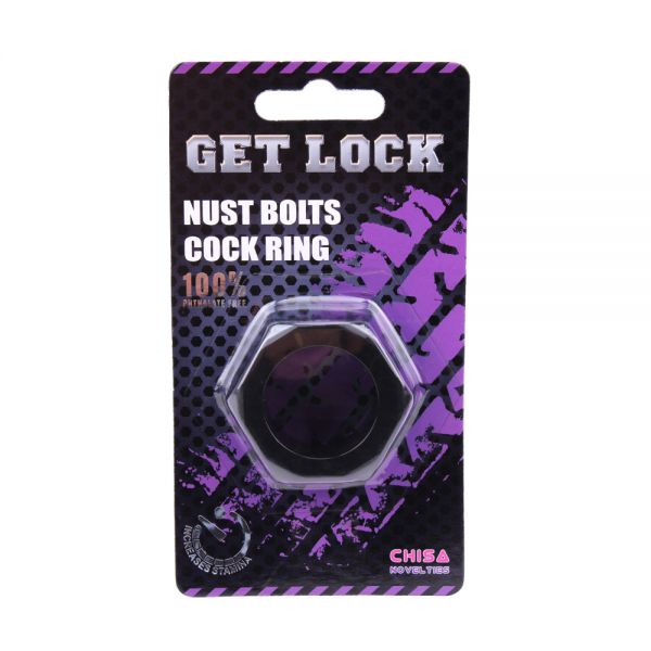 Эрекционное кольцо в форме гайки Nust Bolts Cock Ring. Артикул: IXI59610