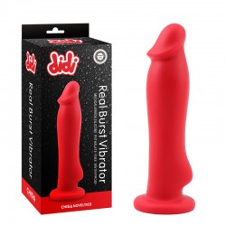 Vibrator red suction cup Real Burst Vibrator