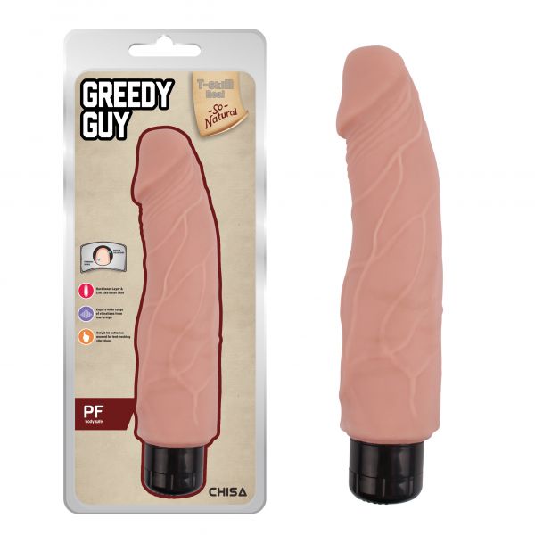 Классический телечный вибратор Greedy Guy. Артикул: IXI59631