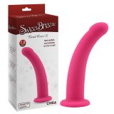 Pink Strapon Dildo Bend Over Large