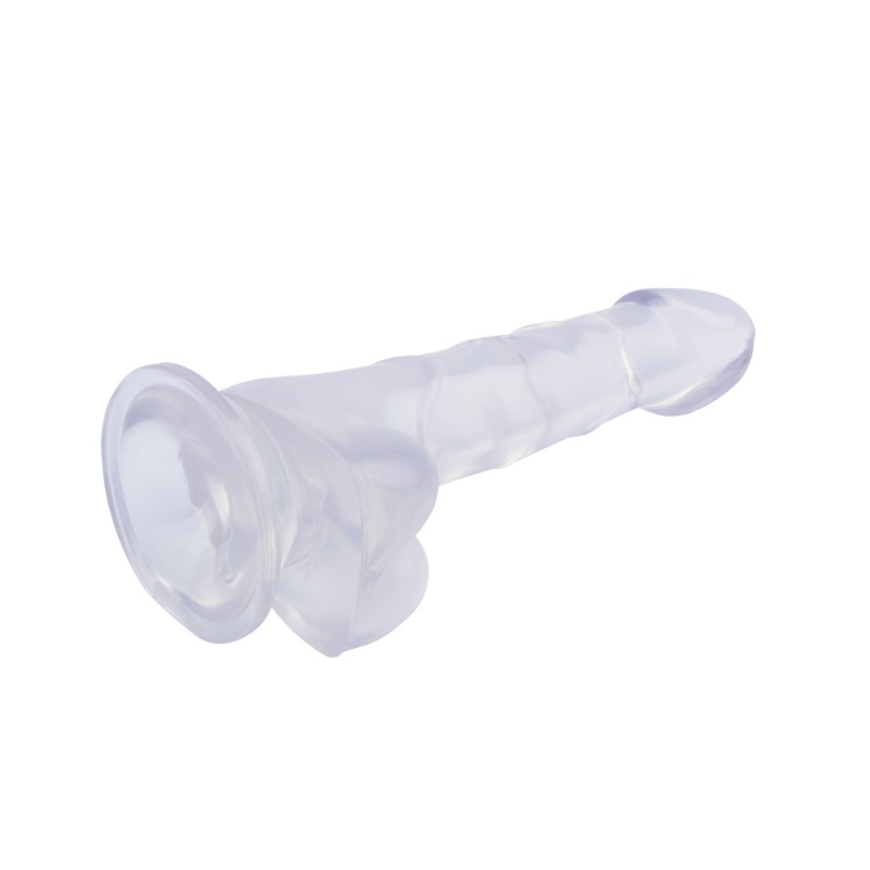Прозрачный дилдо с мошонкой на присоске 7.7 Inch Dildo. Артикул: IXI59656