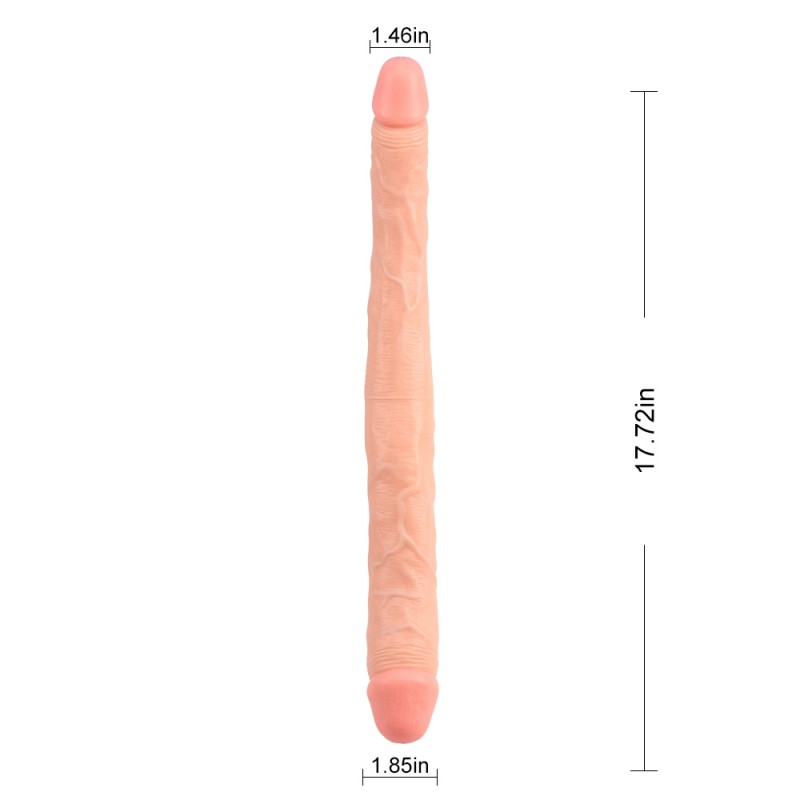 Фаллоимитатор двухсторонний телесный Ladybro Love 02. Артикул: IXI59662