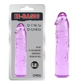 Purple gel dildo Ding Dong 6.8