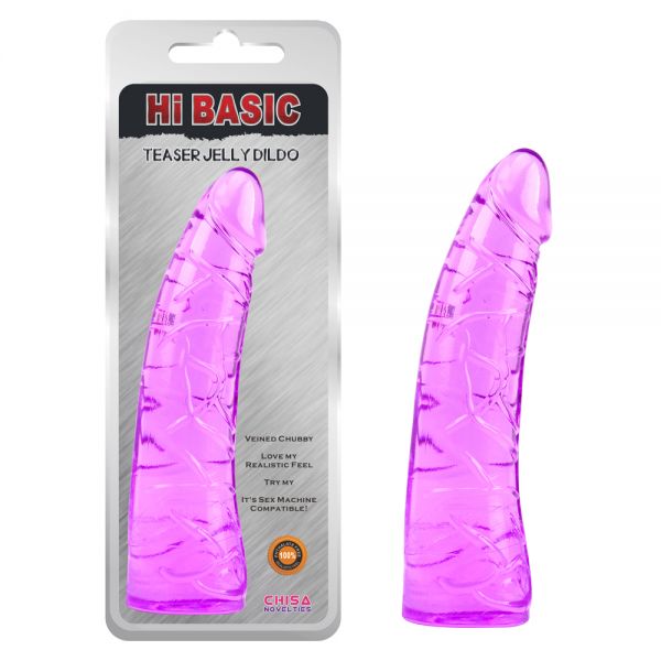 Фиолетовый гелевый фаллоимитатор Teaser Jelly Dildo. Артикул: IXI59706