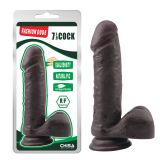 Черный фаллоимитатор на присоске Fashion Dude 7.9 Inch Cock по оптовой цене