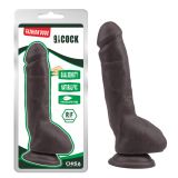 Black Suction Cup Dildo Fashion Dude 9.9 Inch Cock