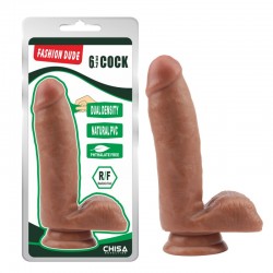 Коричневый фаллоимитатор Fashion Dude 6.7 Inch Cock по оптовой цене