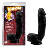 Thrust Her Penis Black Suction Cup Dildo