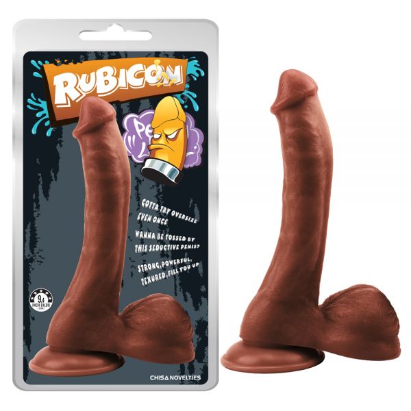 Коричневый фаллоимитатор на присоске Cruel Intention Penis. Артикул: IXI59771