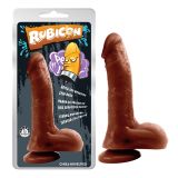 Brown suction cup dildo Night Club Penis