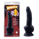 Black suction cup dildo Obsidian Intruder Penis