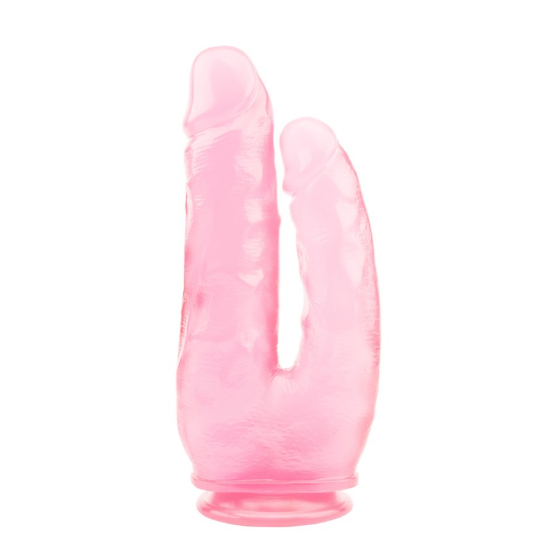 Гелевый двойной фаллоимимтатор розовый 9.4 Inch Dildo. Артикул: IXI59813