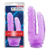 Gel Double Dildo Purple 9.4 Inch Dildo