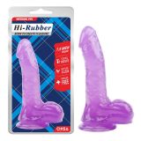 Purple Gel Dildo Suction Cup 7.5 Inch Dildo