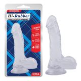 Transparent Gel Dildo Suction Cup 7.5 Inch Dildo