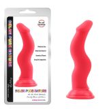 Neo red dildo on suction cup Shane.G