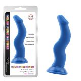 Neo blue dildo on suction cup Shane.G