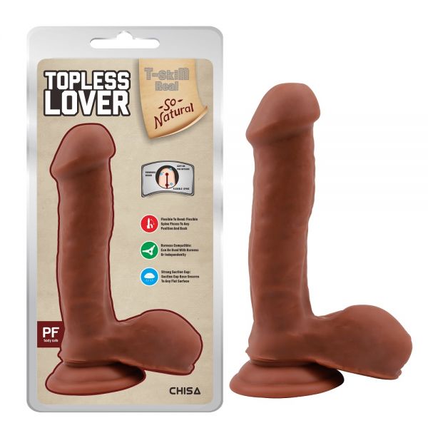 Латинский фаллоимитатор на присоске Topless Lover. Артикул: IXI59905