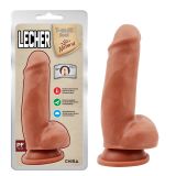 Swarthy Lecher suction cup dildo
