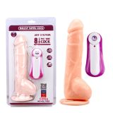 Suction Cup Vibrator with Remote Jeff Stryker 8.9