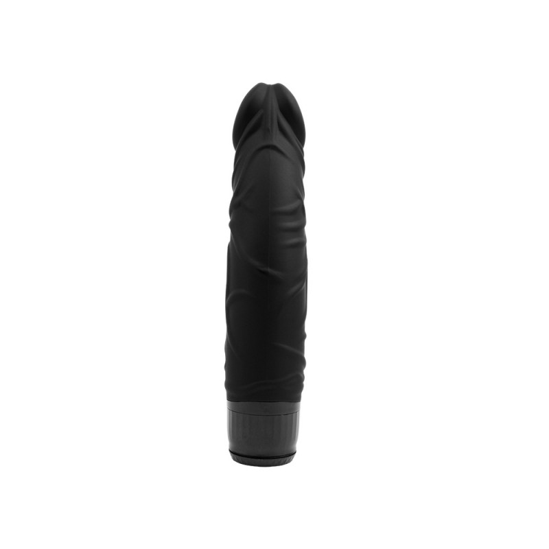 Вибратор мультискоростной черный Thick Realistic Dilio. Артикул: IXI59923
