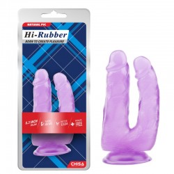 Purple Double Dildo 6.3 Inch Dildo