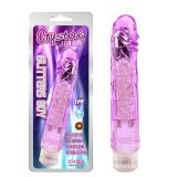 Purple Vibrator Crystal Jelly Glitters Boy