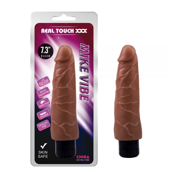 Коричневый мультискоростной вибратор Mike Vibe. Артикул: IXI60013