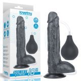 Black Dildo Suction Cup Squirt Extreme Dildo Black 10.0