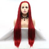 Long wig ZADIRA red afro