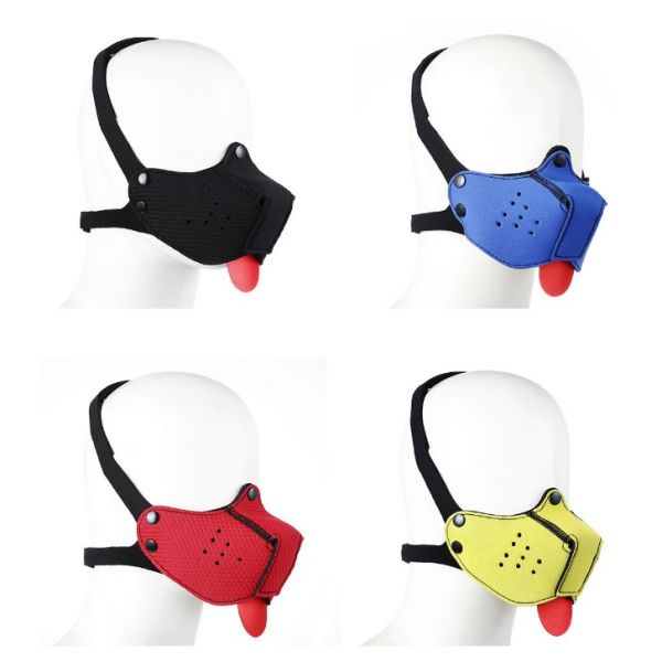 Neoprene dog face mask yellow. Артикул: IXI60070