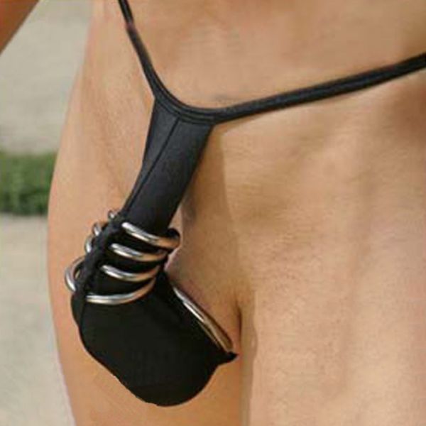 mens thong with metal hoop. Артикул: IXI60075