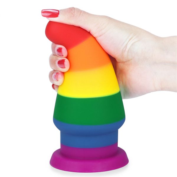 Butt plug rainbow LGBT Prider Anal Plug 6.0. Артикул: IXI60096