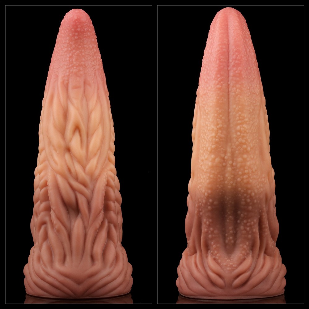 Двухслойный силиконовый фаллоимитатор Dual layered Platinum Silicone Tongue 10.0. Артикул: IXI60103