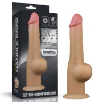 Double Layered Dildo Handle Cock 9.5