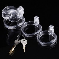 The latest design of resin chastity device clear,black,red, blue, Lavender по оптовой цене