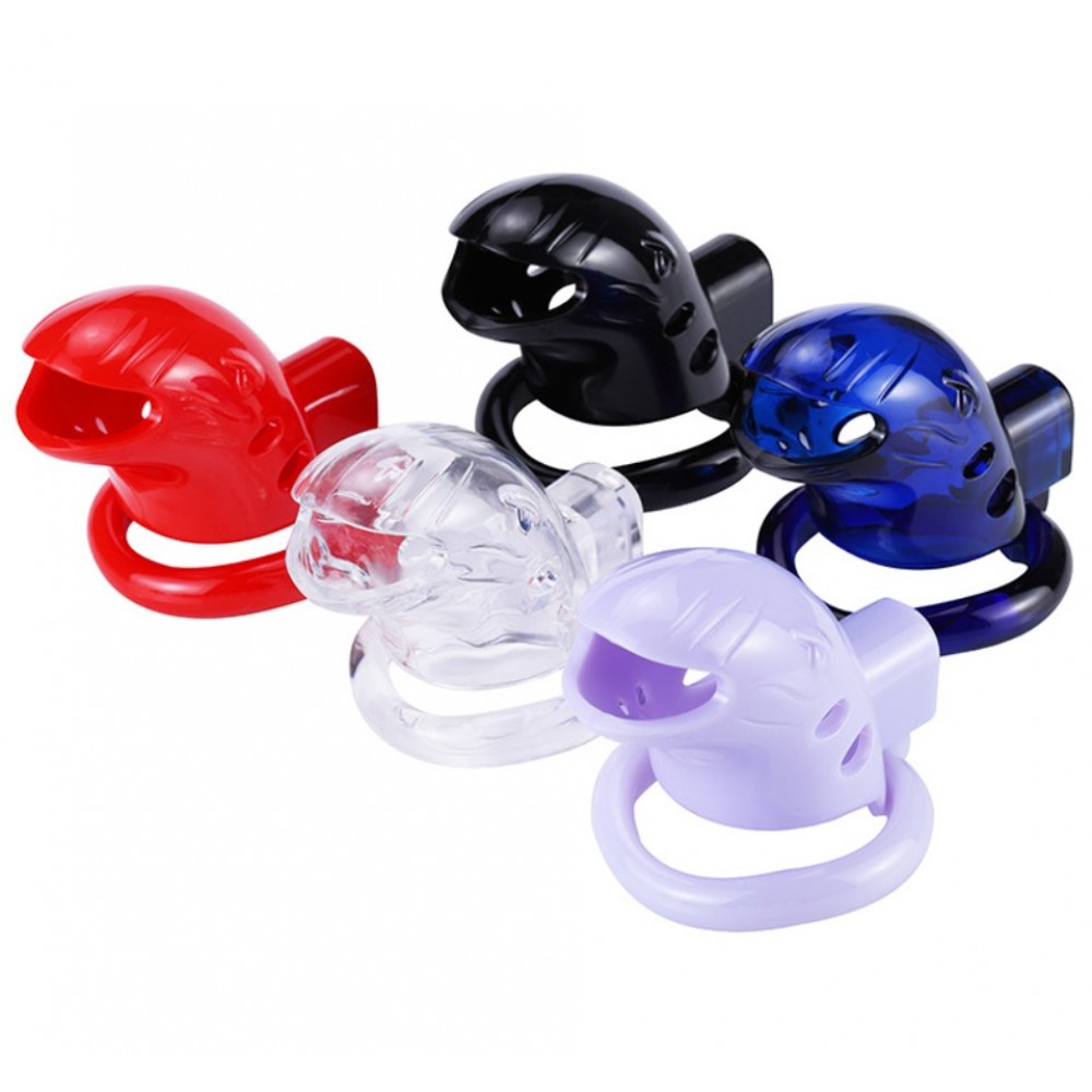 Пояс верности для мужчин в форме рыбки Resin Chastity Device Blue. Артикул: IXI60118