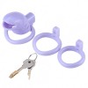        Resin Chastity Device Lavender