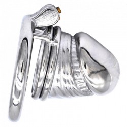 Stainless Steel Glans Shape Chastity Device