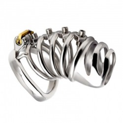 New stainless steel chastity cage, 110mm
