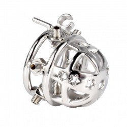 New stainless steel chastity cage, 70mm