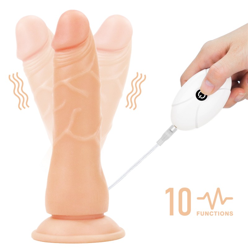 Женский страпон на ремешках Vibrating Easy Strapon Set 7.5. Артикул: IXI60201