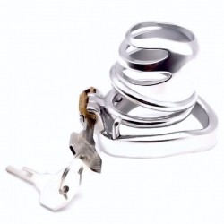 new stainless steel chastity cage